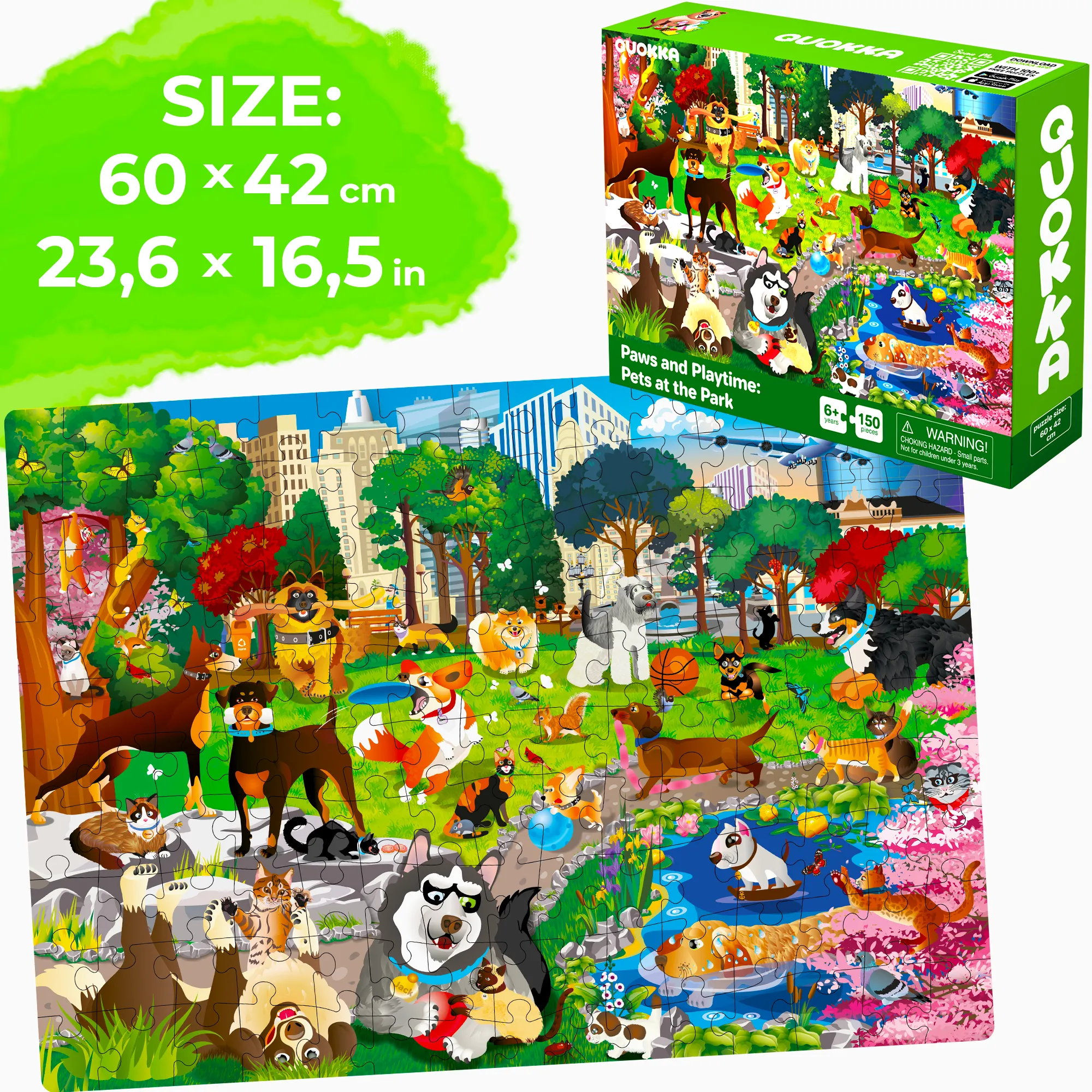 150 Pcs Puzzles for Kids | Pier, Ocean & Pets