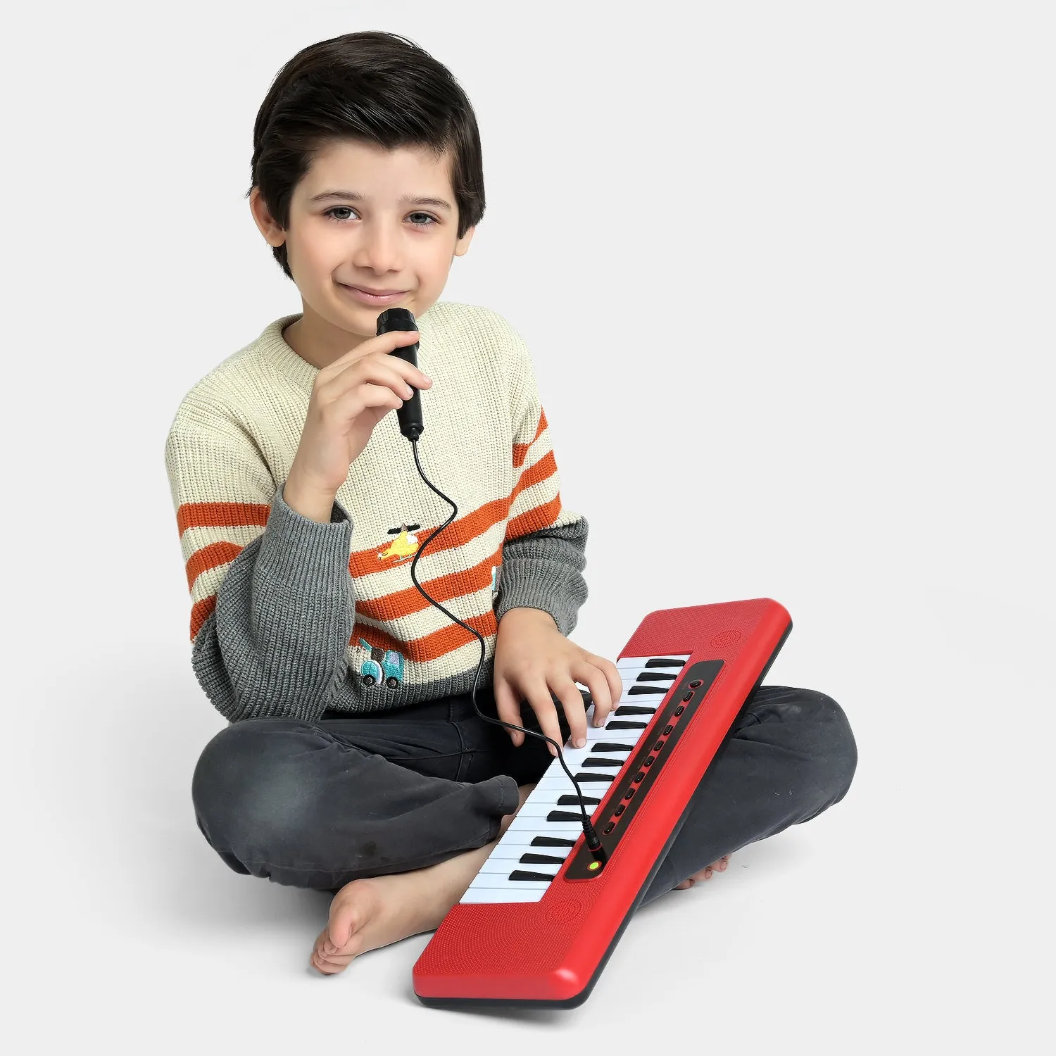 32 Key Piano With Microphone For Kids