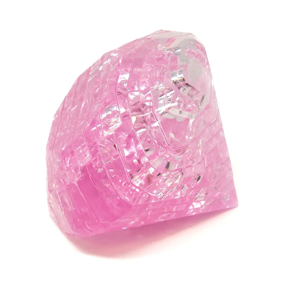 3D Crystal Puzzle - Gem (Pink): 43 Pcs