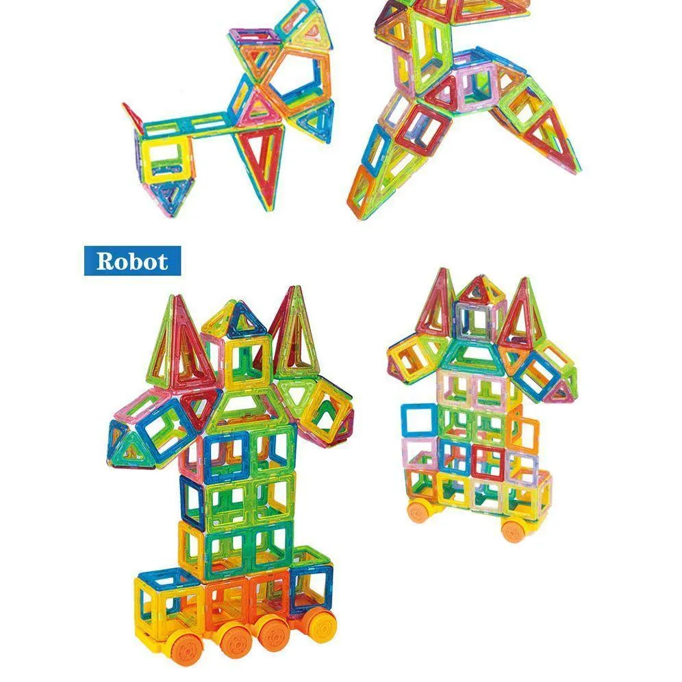 3D Magnetic Building Blocks - Set