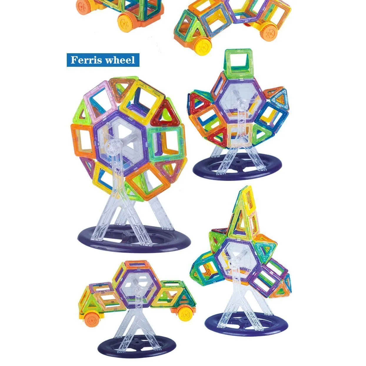 3D Magnetic Building Blocks - Set