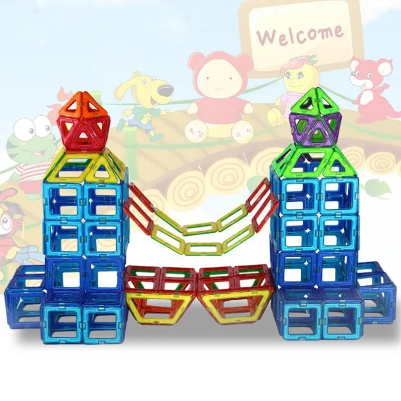 3D Magnetic Building Blocks - Set