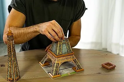 3D Puzzle Building Eiffel Tower - 216 Pieces