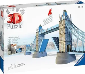 3D Puzzle Building Tower Bridge - 216 Pieces