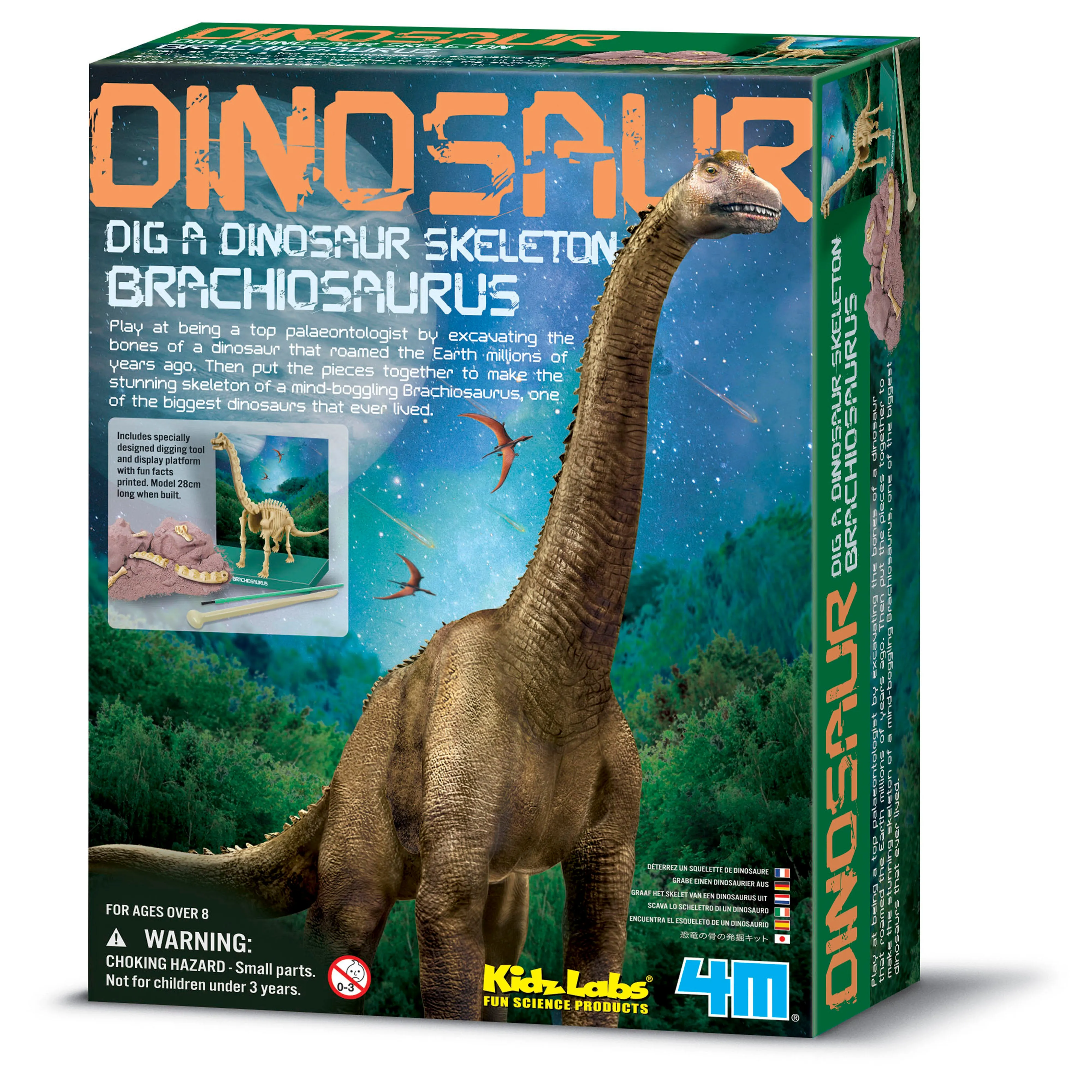 4M Kidz Labs / Brachiosaurus Skeleton Excav Kit