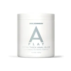 A-Play Extra-Thick Anal Glide Cushioning Oil-Based Formula 4.5 oz.