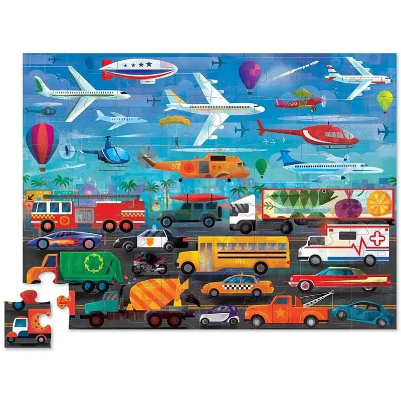 Above & Below - Things That Go - 48pc Puzzle