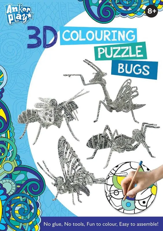 Anker Play 3D Colouring Puzzle Bugs