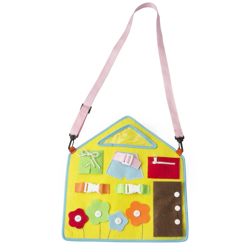 Baby learning dressing buckle zipper learning board