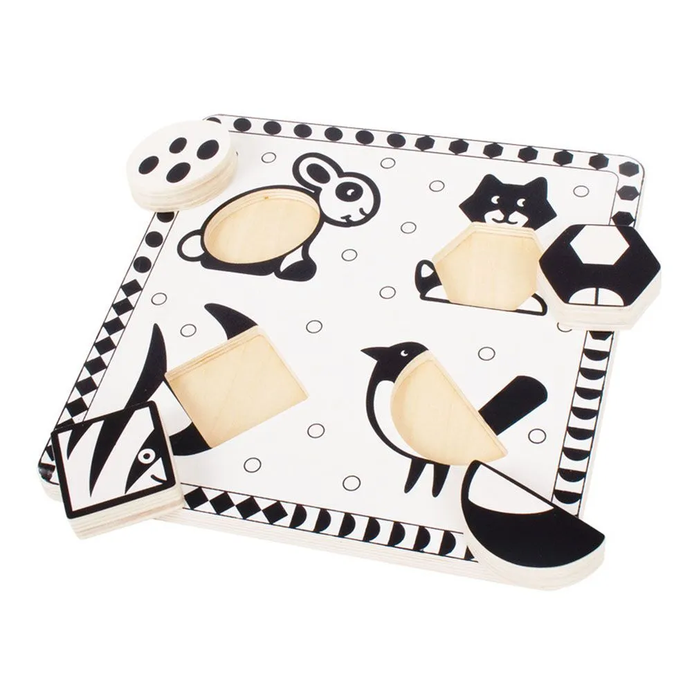 Black & White Puzzles Set of 2 (pk23)