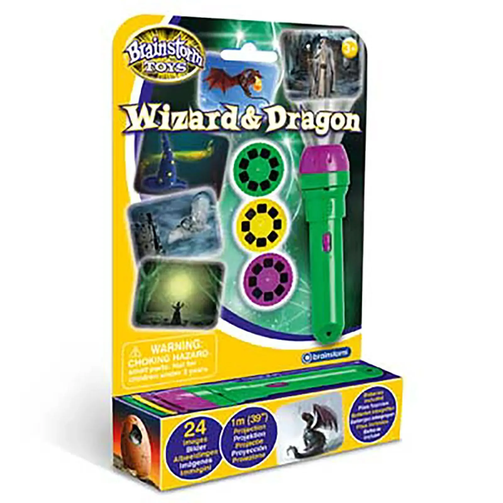 Enchanted Wizard Dragon Torch and Projector