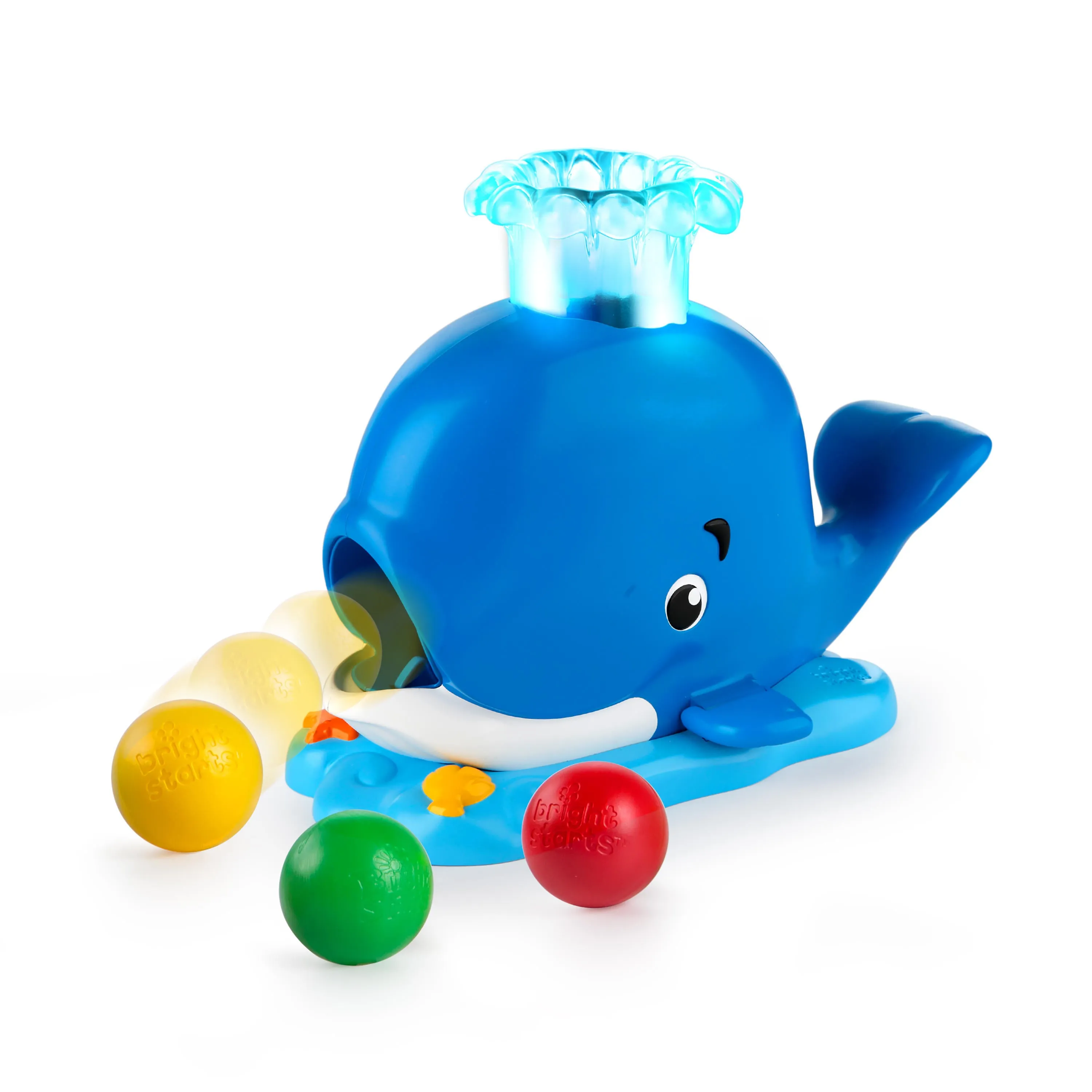 Bright Starts Silly Spout Whale Ball Popper Baby Activity Toy