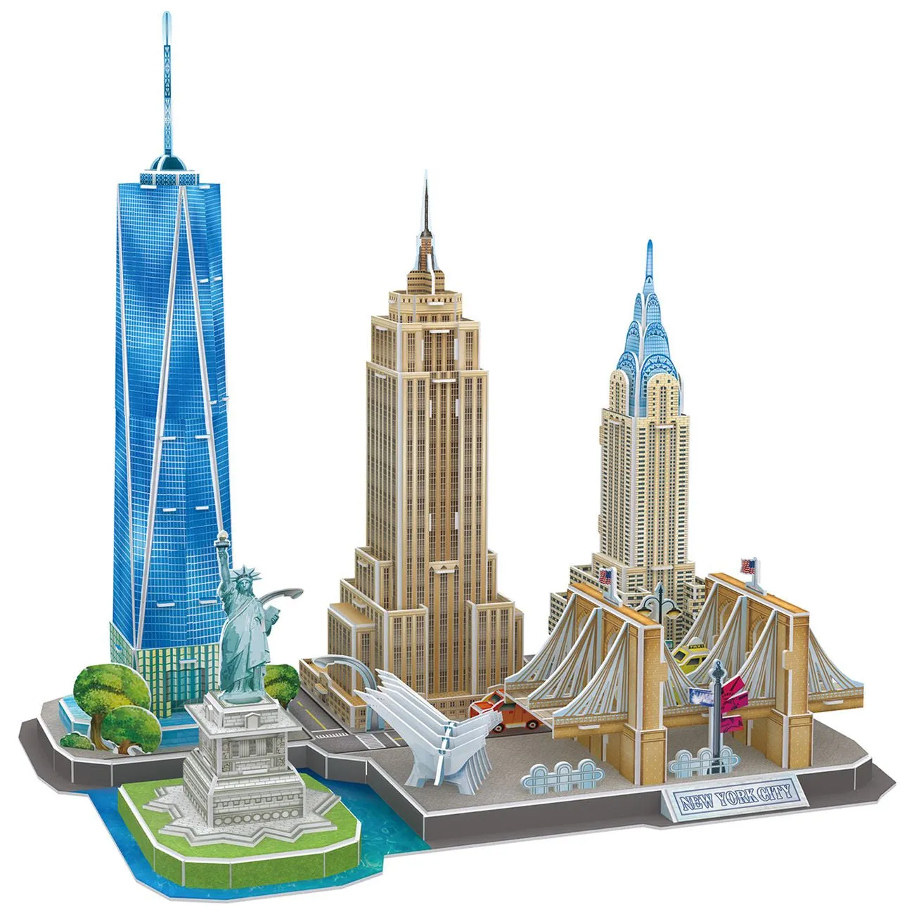 Cubic Fun City Line 3D Puzzle New York