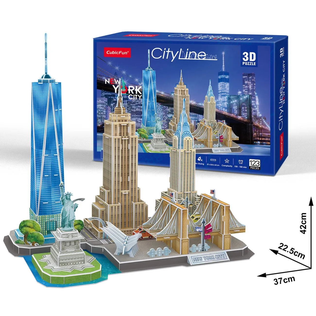 Cubic Fun City Line 3D Puzzle New York