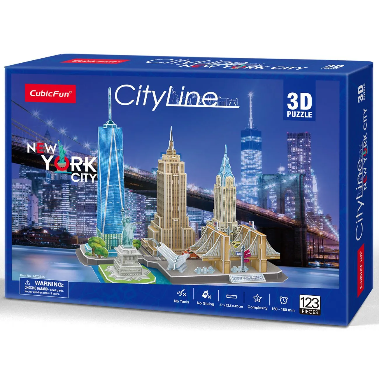 Cubic Fun City Line 3D Puzzle New York