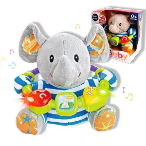 Cute Musical Plush Elephant for Kids