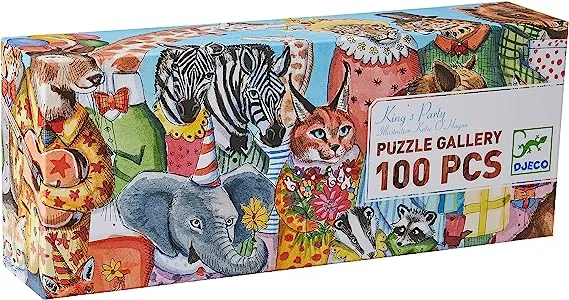 Djeco - Puzzle Gallery 100pcs - King Party