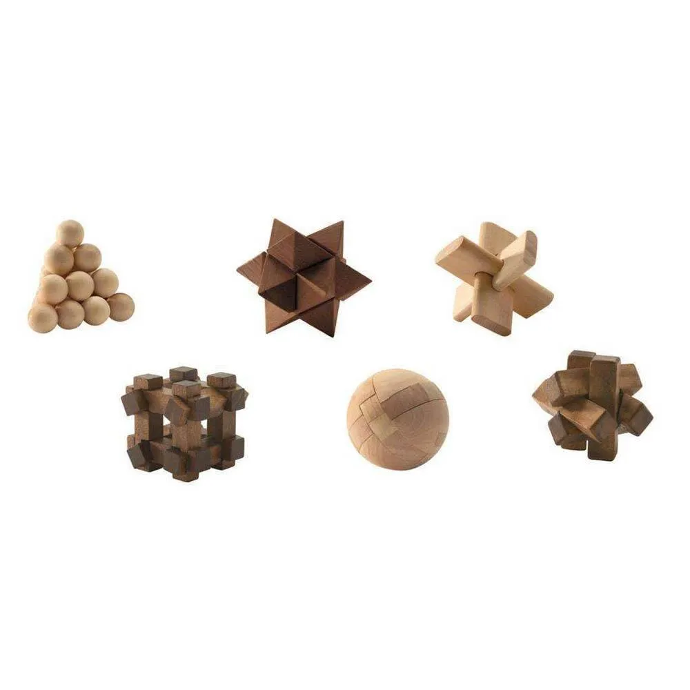 Djeco woodix wooden puzzles set