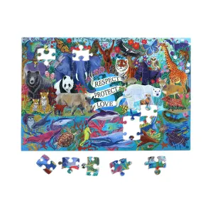 eeBoo Planet Earth 100 Piece Puzzle