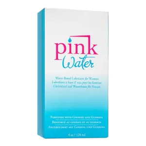 Empowered Products Pink Water Based Lube Glass Bottle