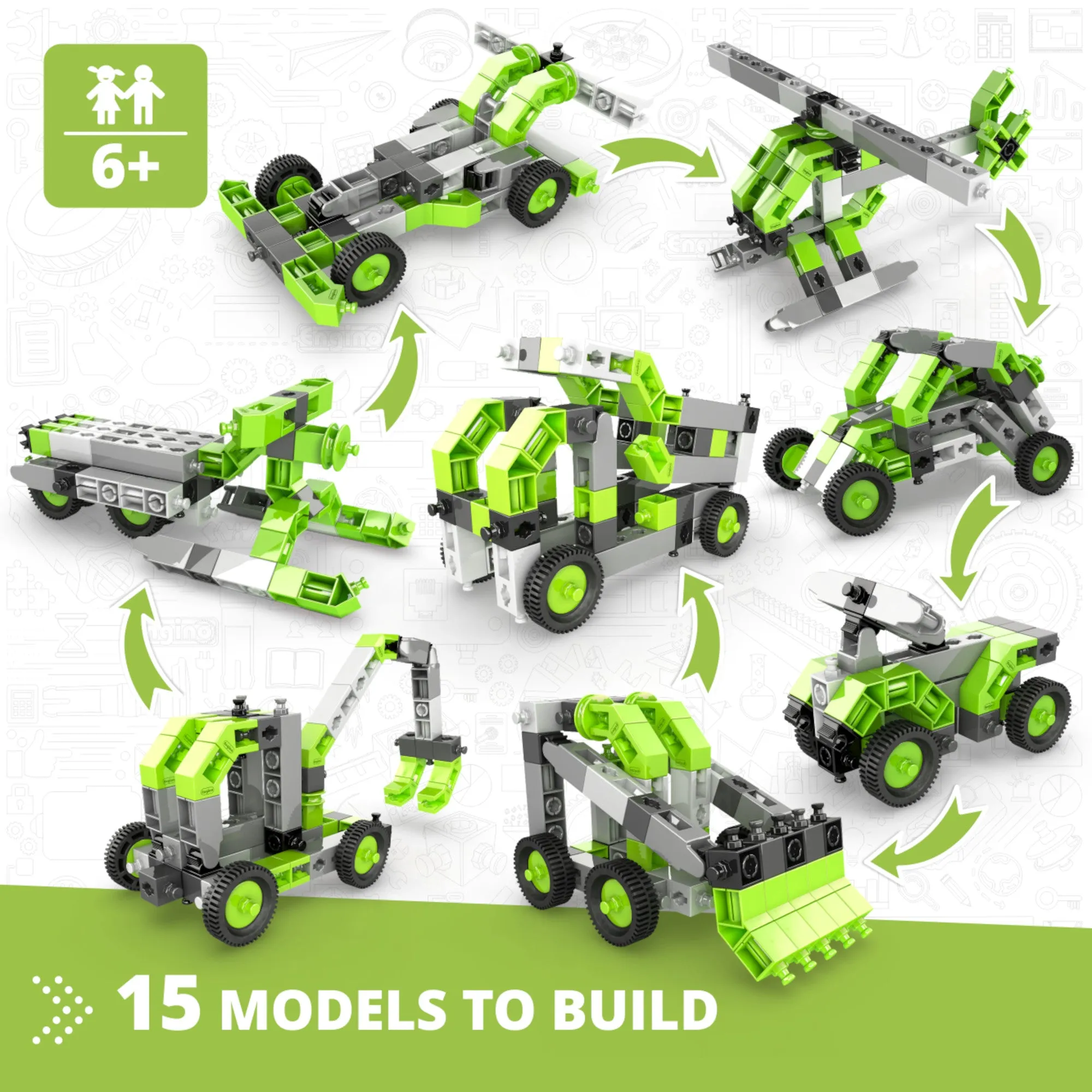 Engino Creative Builder 15 Models Multimodel Set