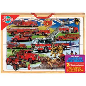 Fire Truck 2 Puzzle Box Set