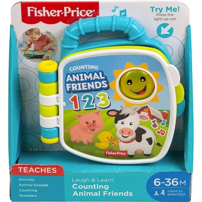 Fisher Price Laugh And Learn Counting Animal Friends Musical Book