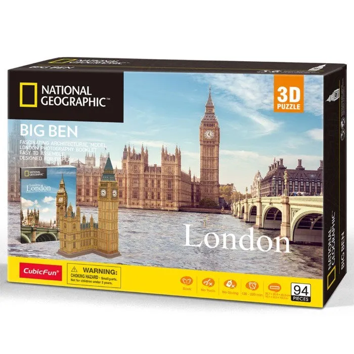 Holdson 3D Puzzle National Geographic Big Ben-London