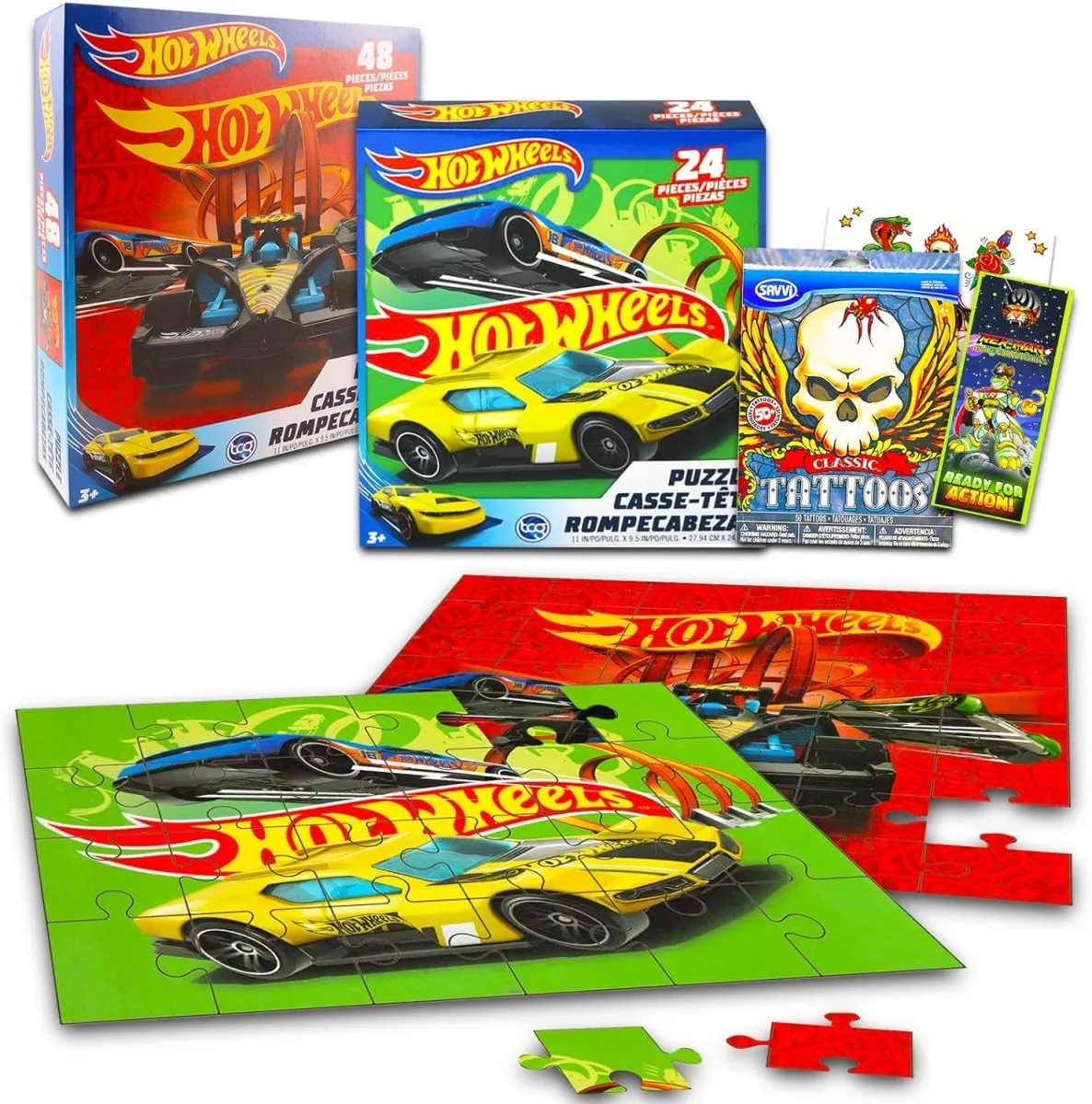 Hot Wheels Kids Jigsaw Puzzle Assorted