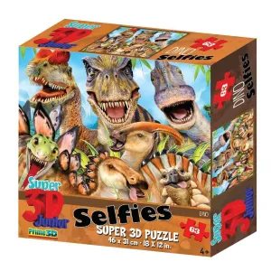 Howard Robinson Dino Selfies 63 Piece Super 3D Puzzle