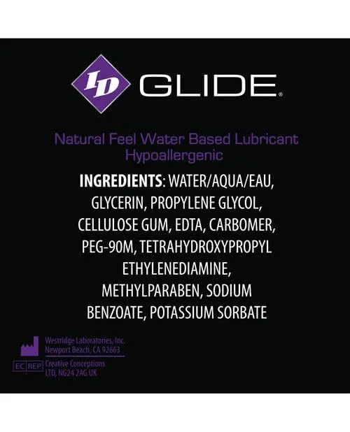 I-D Glide Water Based Lubricant - Pump Bottle