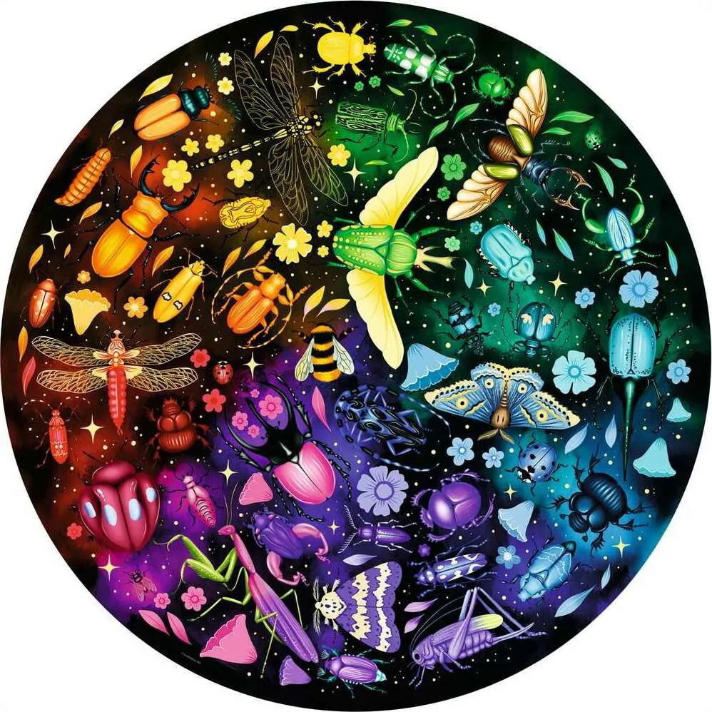 Insects 500 pc Round Puzzle