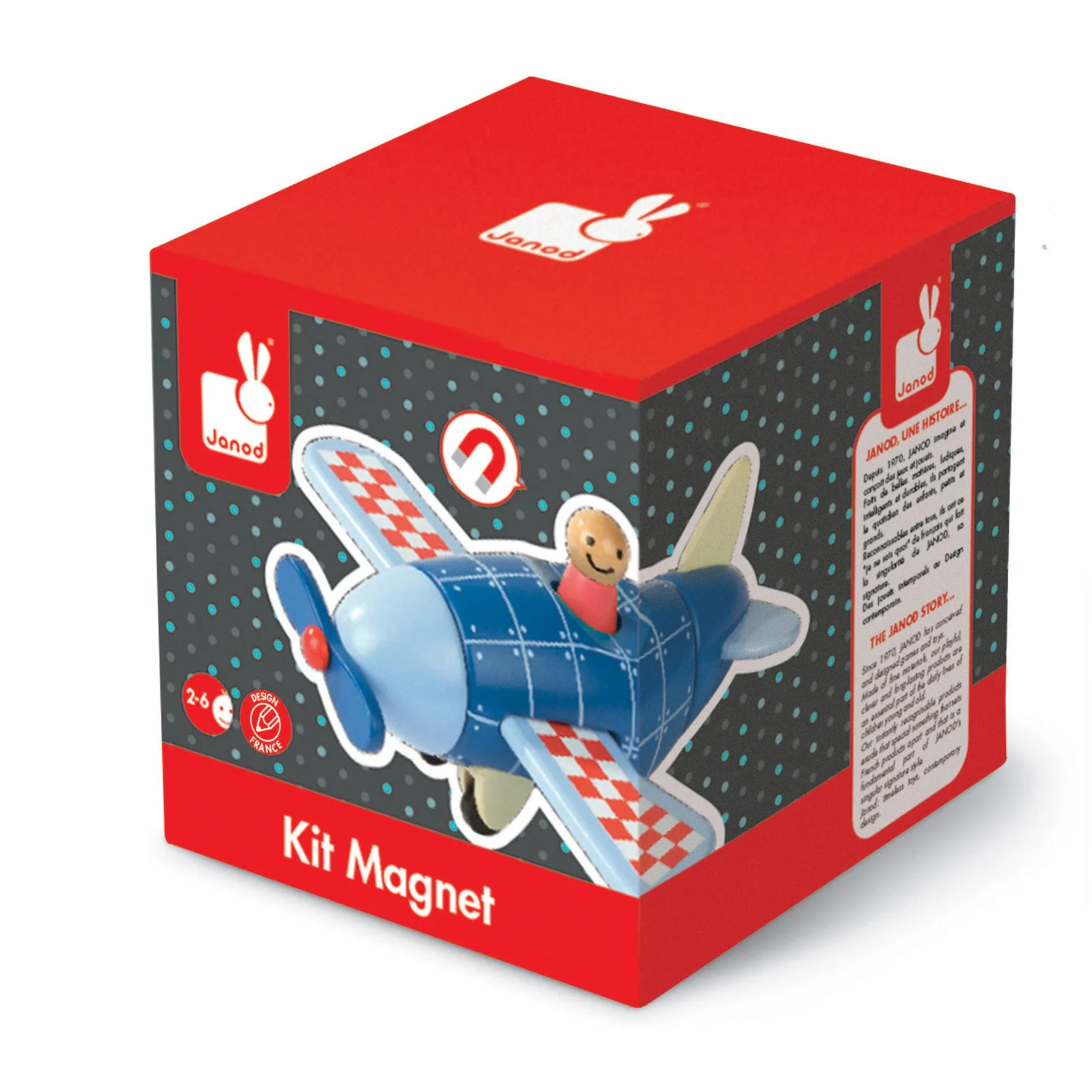 Janod Airplane Magnet Kit