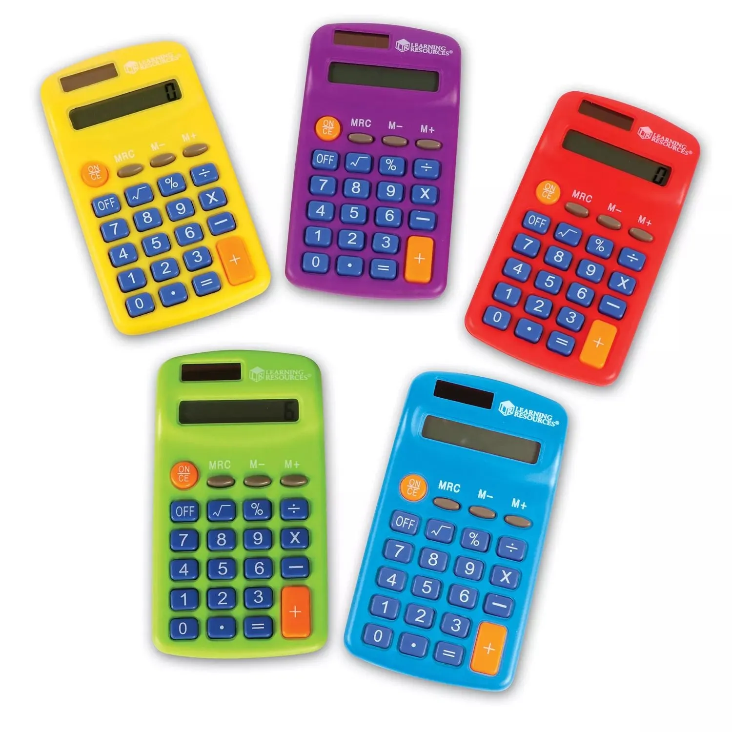 Learning Resources Rainbow Calculators Learning Resources