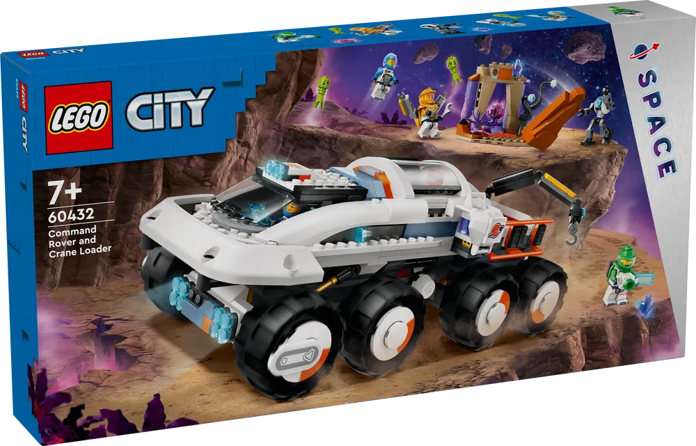 LEGO CITY Command Rover and Crane Loader 60432