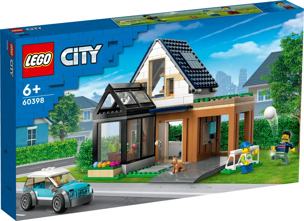 LEGO CITY Family House and Electric Car 60398