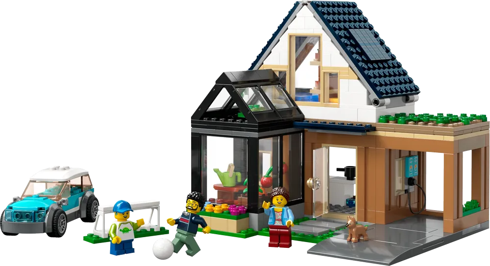 LEGO CITY Family House and Electric Car 60398