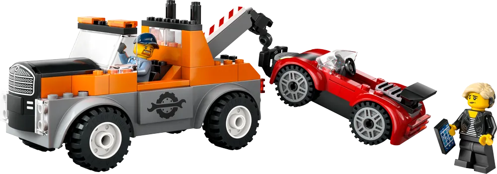 LEGO City Tow Truck and Sports Car Repair 60435