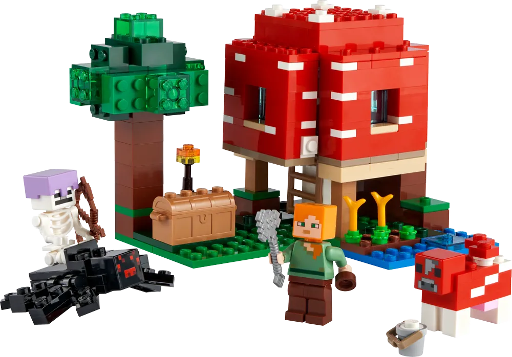 LEGO Minecraft The Mushroom House 21179