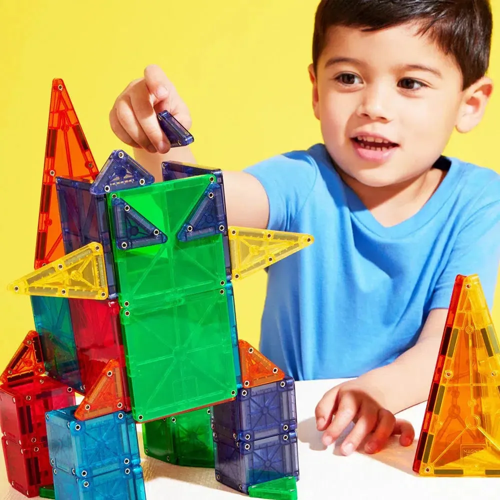 MAGNA-TILES®  Combo 62-Piece Magnetic Construction Set