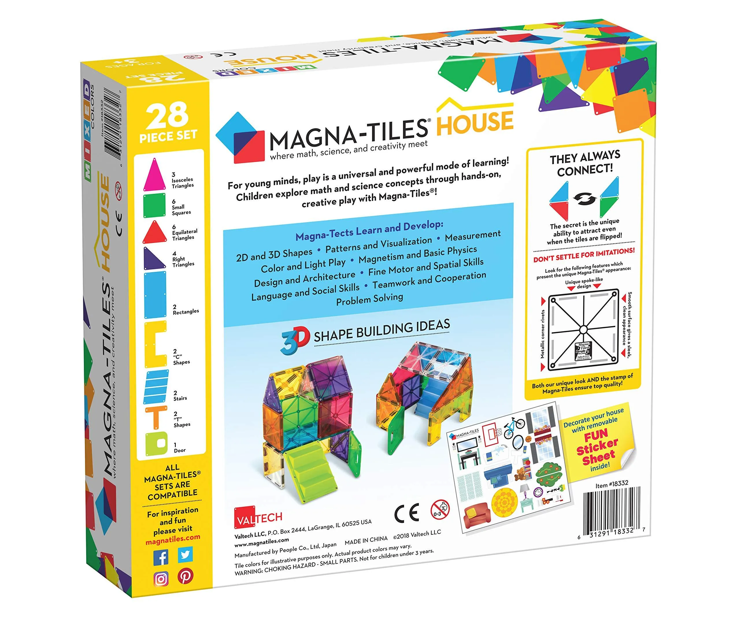 Magna Tiles - MAGHOUSE House Set (28 Pieces)