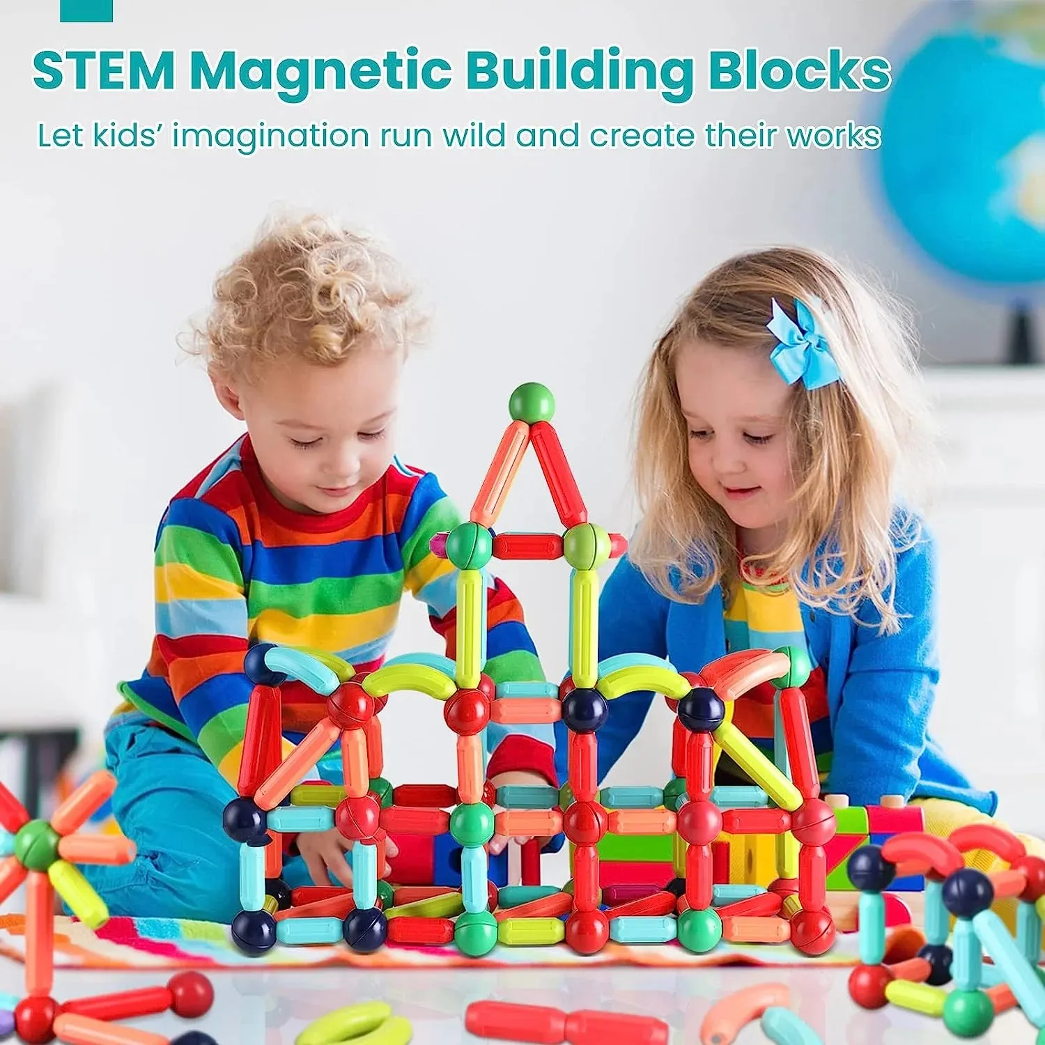 Magnetic Sticks Building Blocks | Kids Early Learning & Development