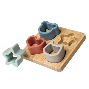 Mary Meyer Simply Silicone Bamboo Sorter 4x4"