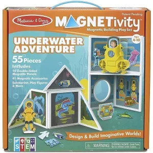 Melissa & Doug Magnetivity„¢ Magnetic Building Playset - Underwater Adventure Set (Pre-Order)