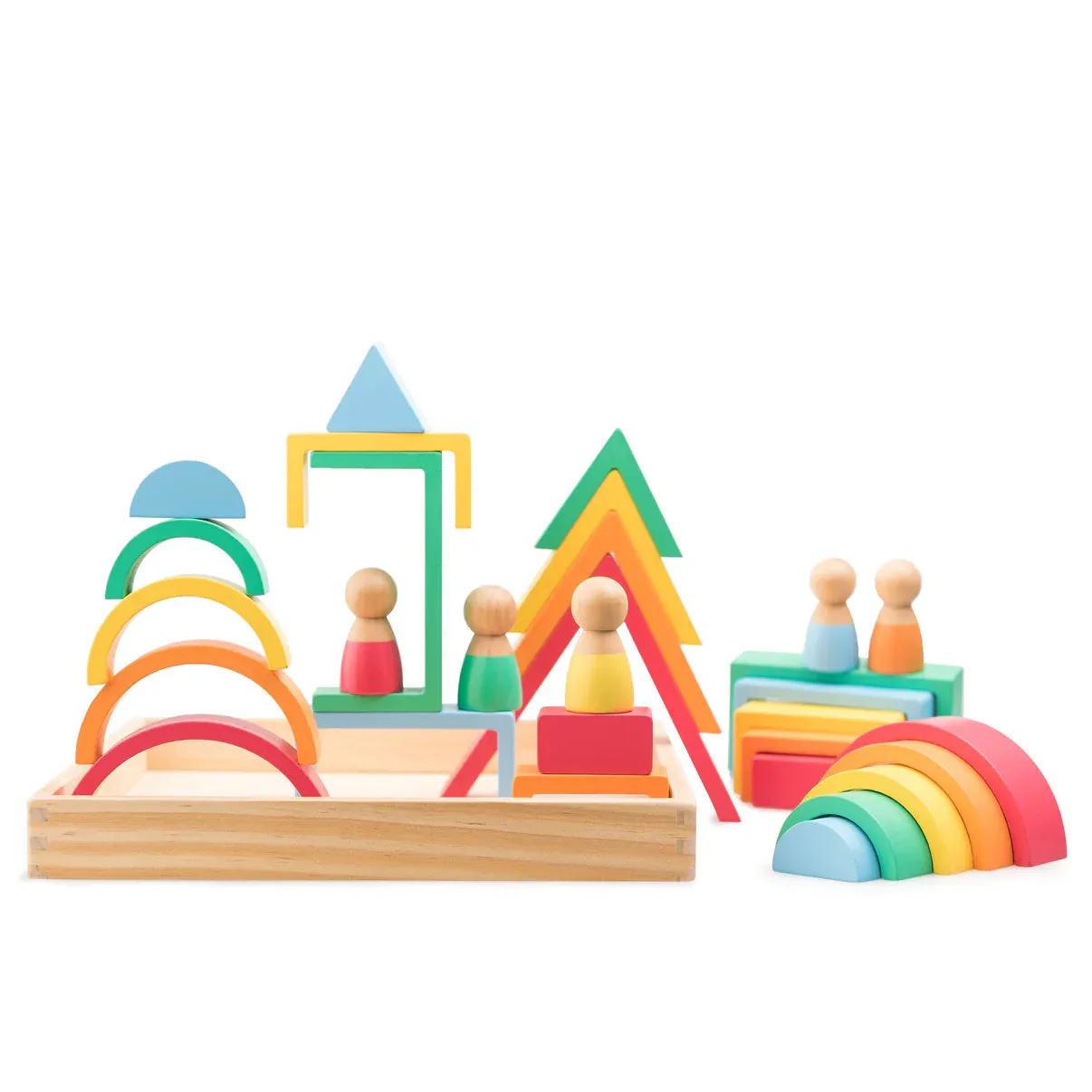 Montessori Rainbow Blocks