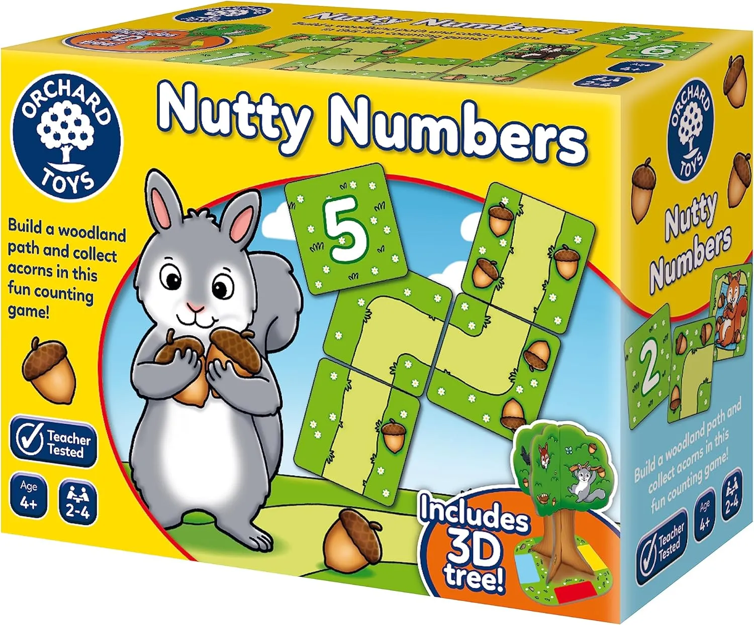 Orchard Toys Nutty Numbers Game