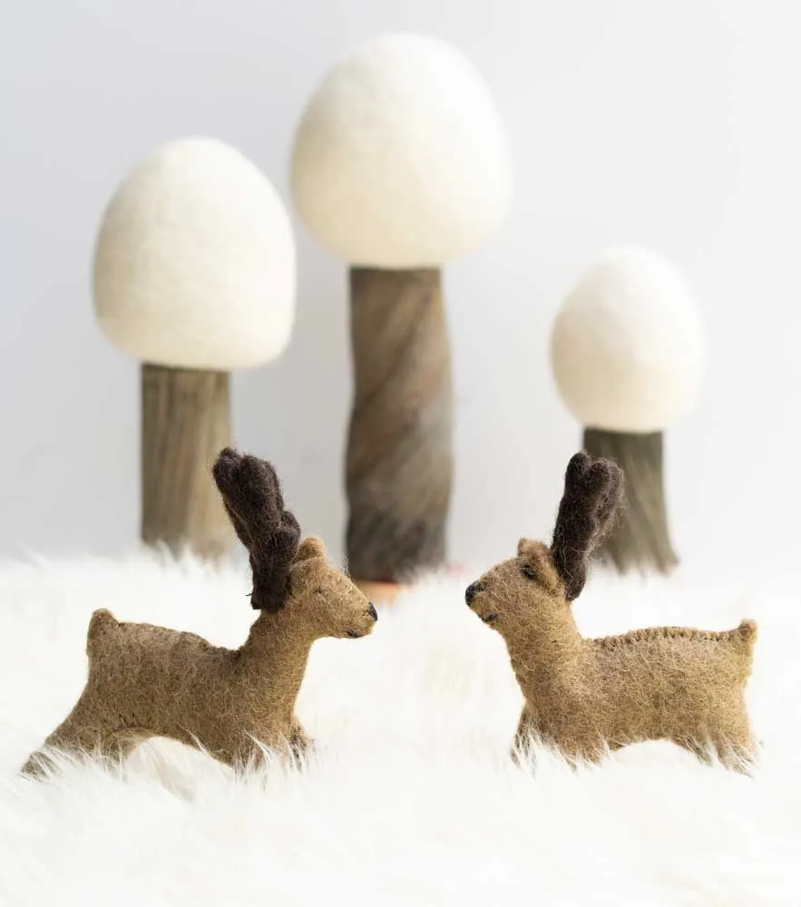 Papoose Toys Felt Reindeer