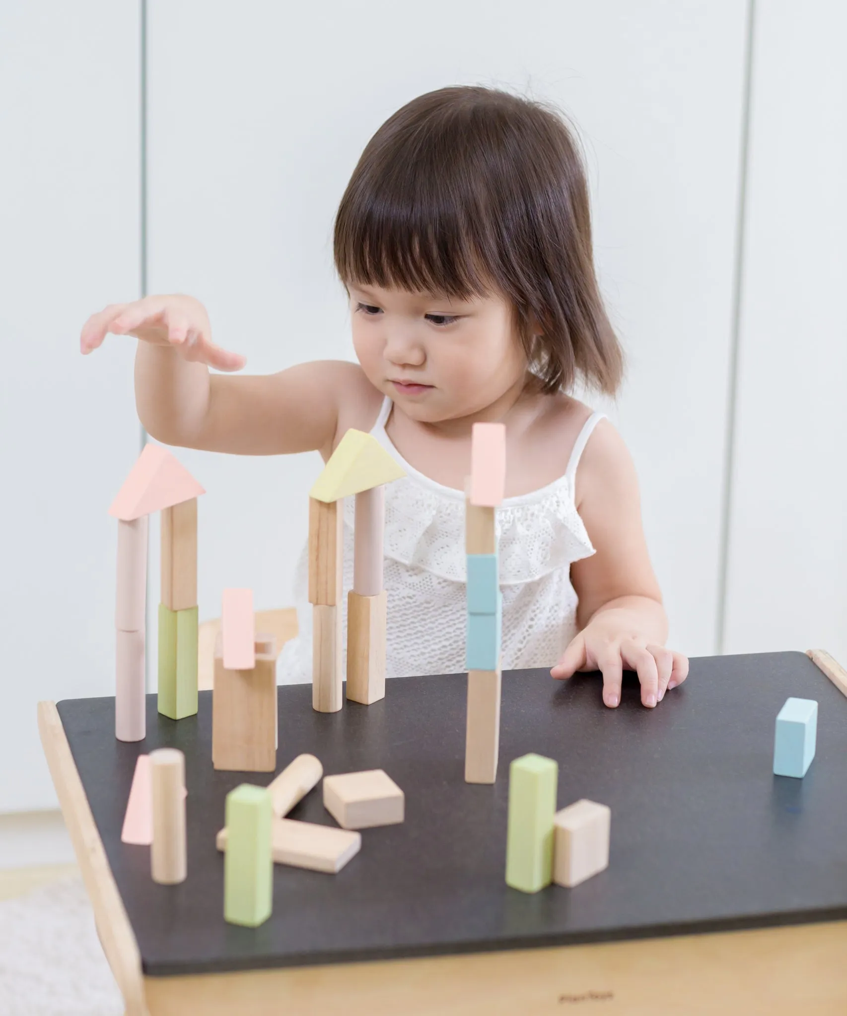 PlanToys 40 Unit Pastel Blocks