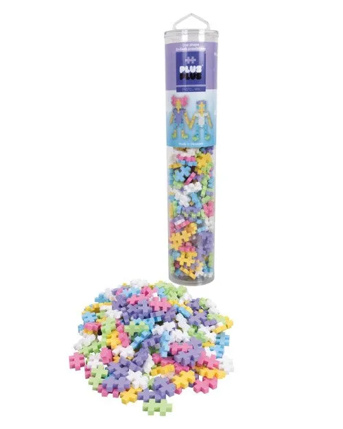 Plus Plus Pastel Mix - 240Pc Tube