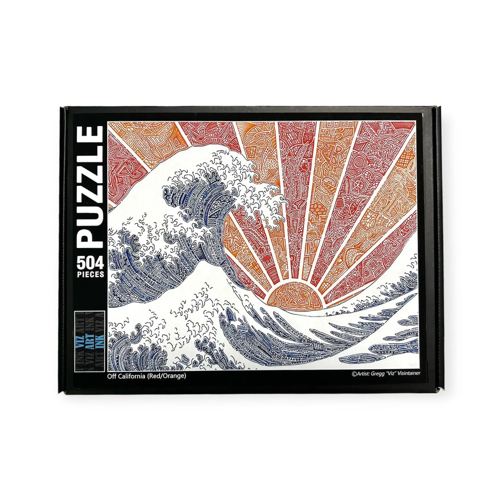 Puzzle (504 Pieces) - Off California (Red/Orange)